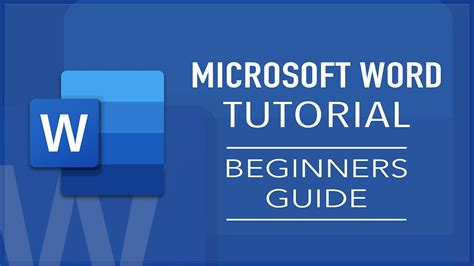 how to use microsoft word tutorial