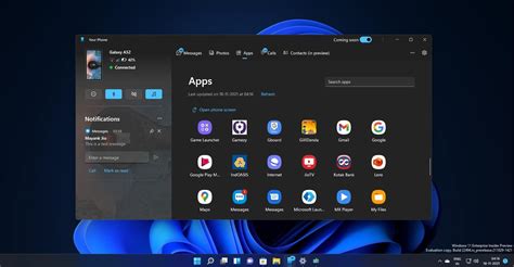 how to use mobile apps on windows 11