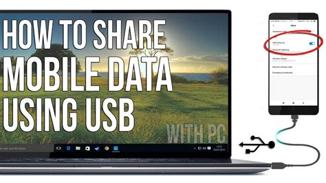 how to use mobile data on pc