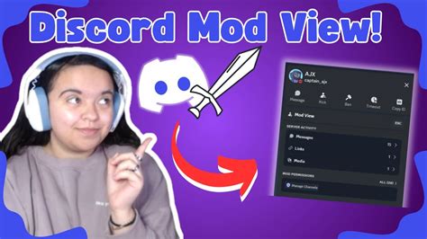 how to use mod view on discord