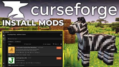 how to use mods from curseforge in minecraft