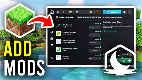 how to use mods with lunar client