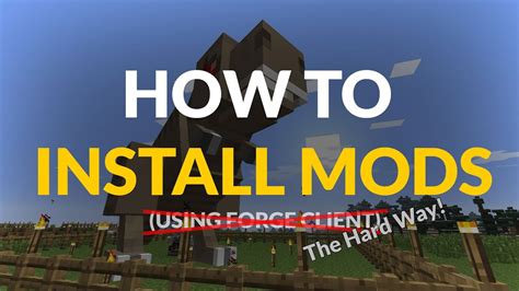 how to use mods without curseforge