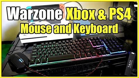 how to use mouse and keyboard on ps4 call of duty ww2