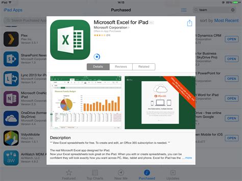 how to use ms excel on ipad