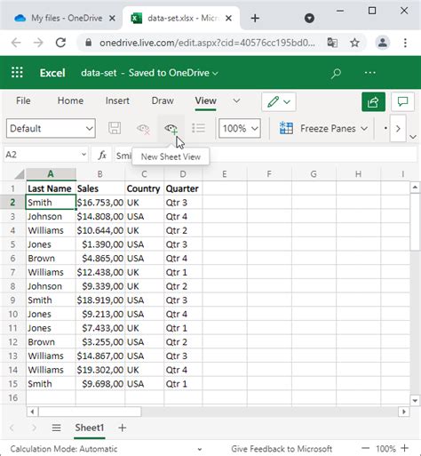 how to use ms excel online