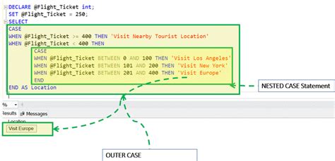 how to use nested case when in sql