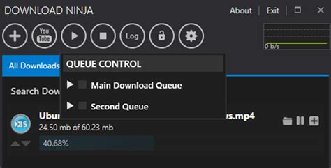 how to use ninja download manager