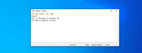 how to use notepad app