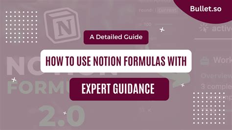 how to use notion formulas