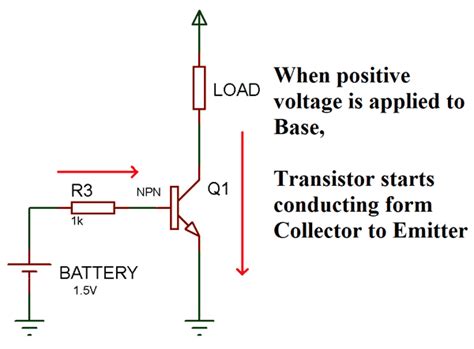 how to use npn transistor as a switch