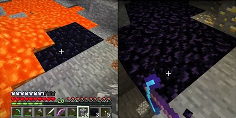 how to use obsidian in minecraft