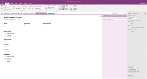 how to use onenote for work