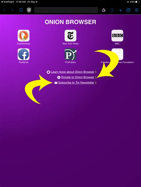 how to use onion browser on ipad