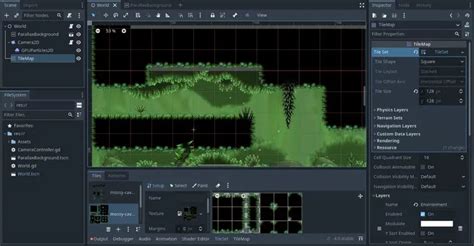 how to use parallax 2d godot