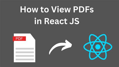 how to use pdf js in react
