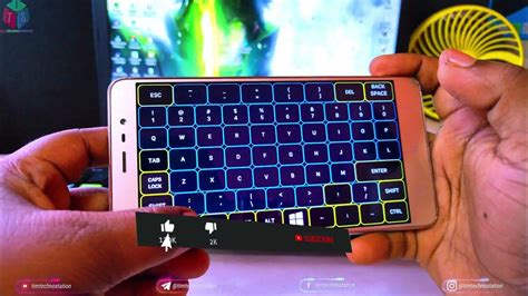 how to use phone as keyboard in pc