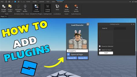 how to use plugins in roblox studio