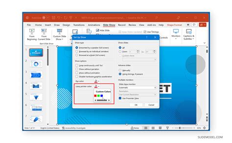 how to use pointer in powerpoint