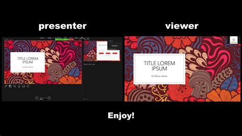 how to use presenter mode in powerpoint on zoom