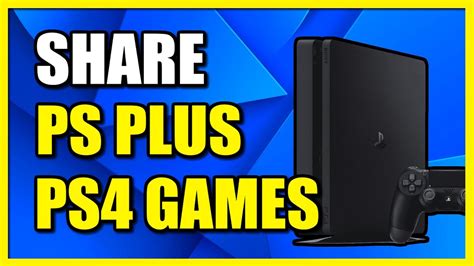 how to use ps plus on other accounts ps4