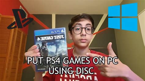 how to use ps4 cd on pc