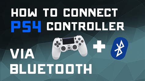 how to use ps4 controller on pc via bluetooth