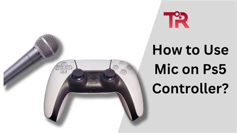 how to use ps5 controller mic without headset