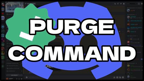 how to use purge command discord