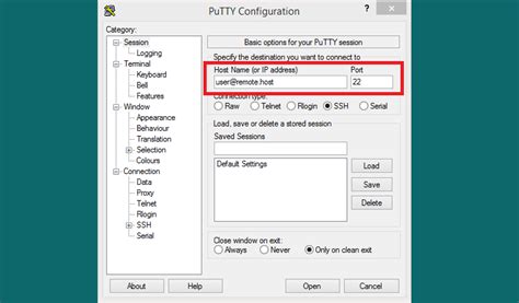 how to use putty tunnel ssh