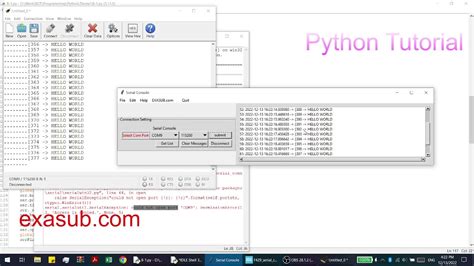 how to use pyserial