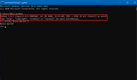 how to use python code in cmd