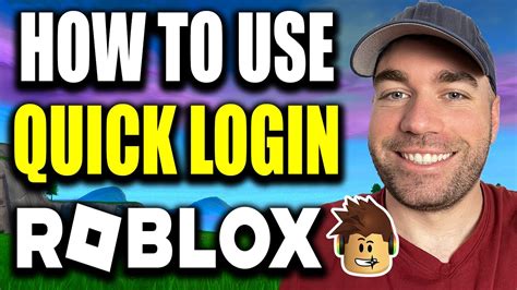 how to use quick login roblox pc