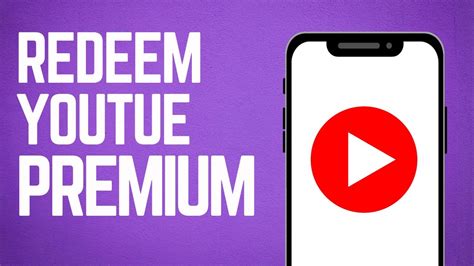 how to use redemption code for youtube premium