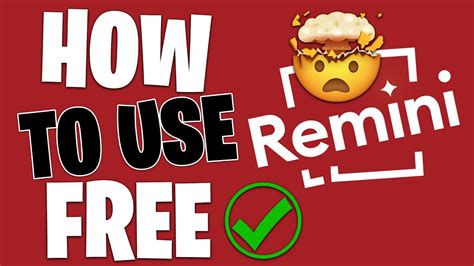 how to use remini for free on android