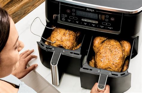 how to use roast function on ninja dual air fryer