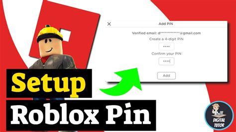 how to use roblox pin code