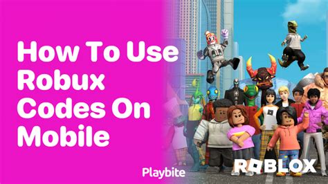 how to use robux code on phone