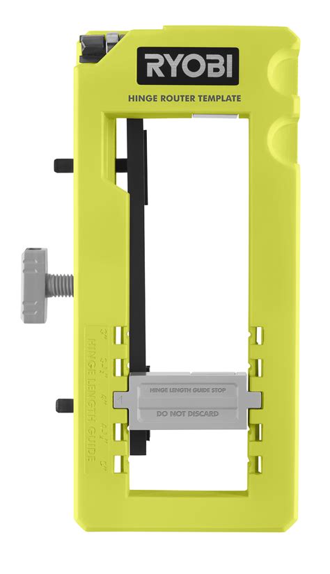 how to use ryobi hinge router template