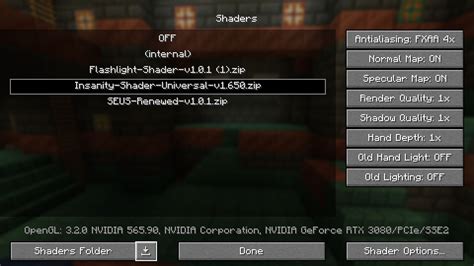 how to use shaders in minecraft 1.21 4