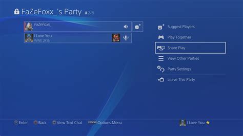 how to use share play on ps4