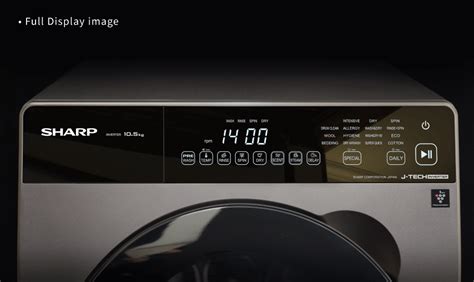 how to use sharp front load washing machine