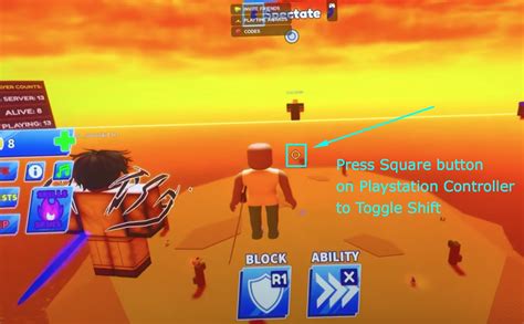 how to use shift lock on roblox ps5