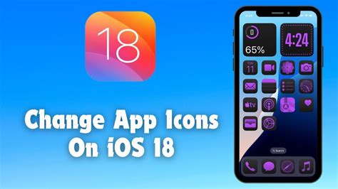 how to use shortcuts to change app icons ios18