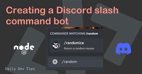 how to use slash commands discord bot
