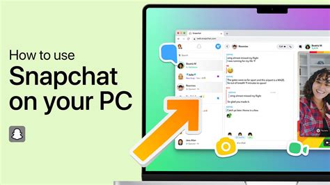 how to use snapchat on a computer