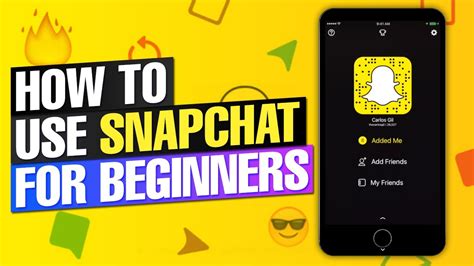 how to use snapchat tutorial