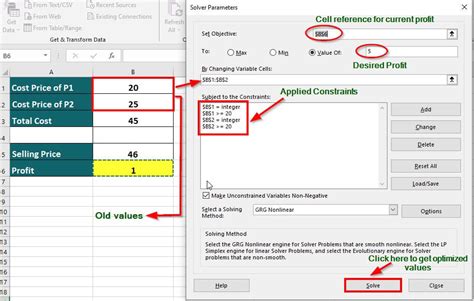 how to use solver in excel