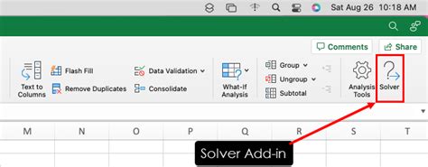 how to use solver in excel mac