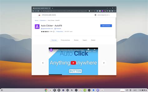 how to use sourceforge auto clicker on chromebook